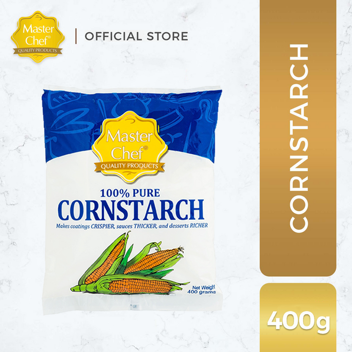 Master Chef 100% Pure Cornstarch 400g (All Purpose, Corn Flour, Baking)