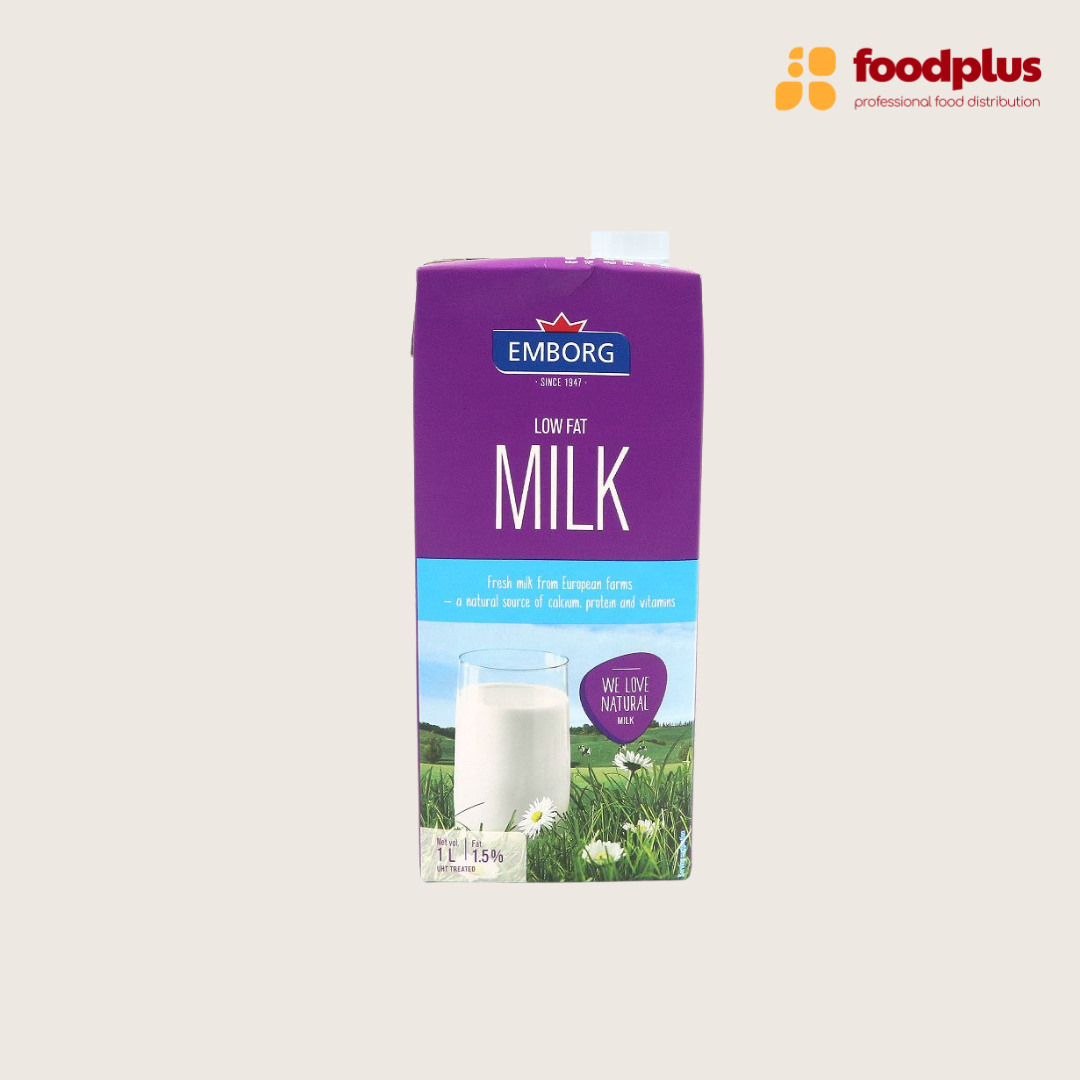 Emborg Low Fat Milk 1.5% - 1L NWT