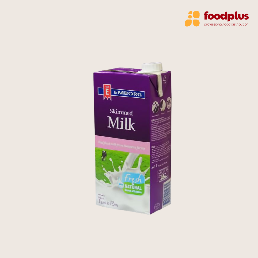 Emborg Skimmed Milk 0.3% - 1L NWT