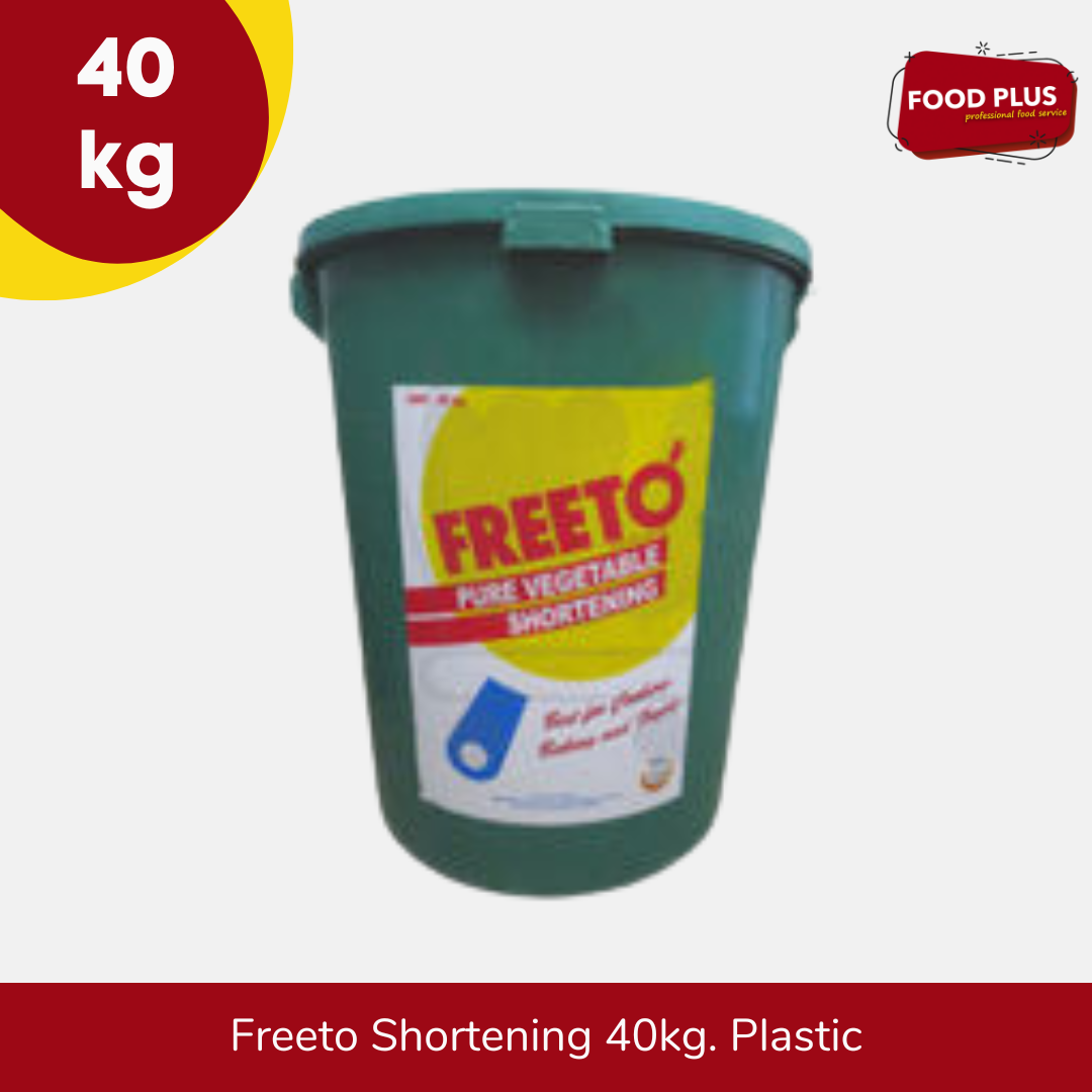 Freeto Shortening 40 kg. GWT. Plastic