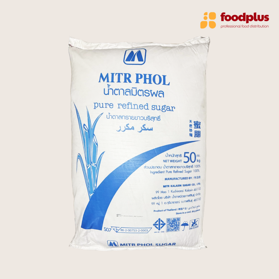 Mitr Phol Standard Refined White Sugar - 50kg NWT