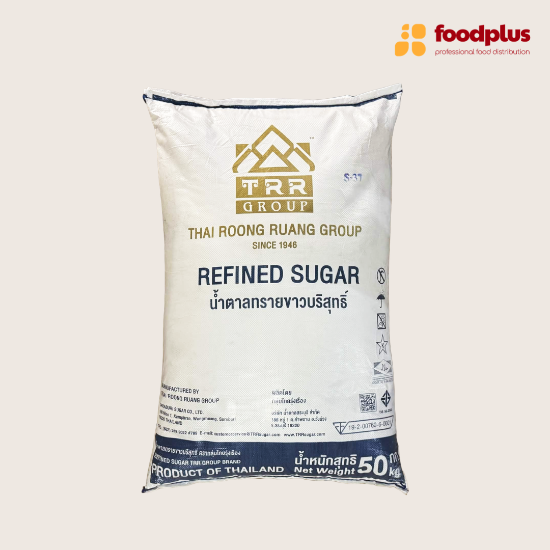 TRR Refined White Sugar 50kg (Thai Roong Ruang Group)