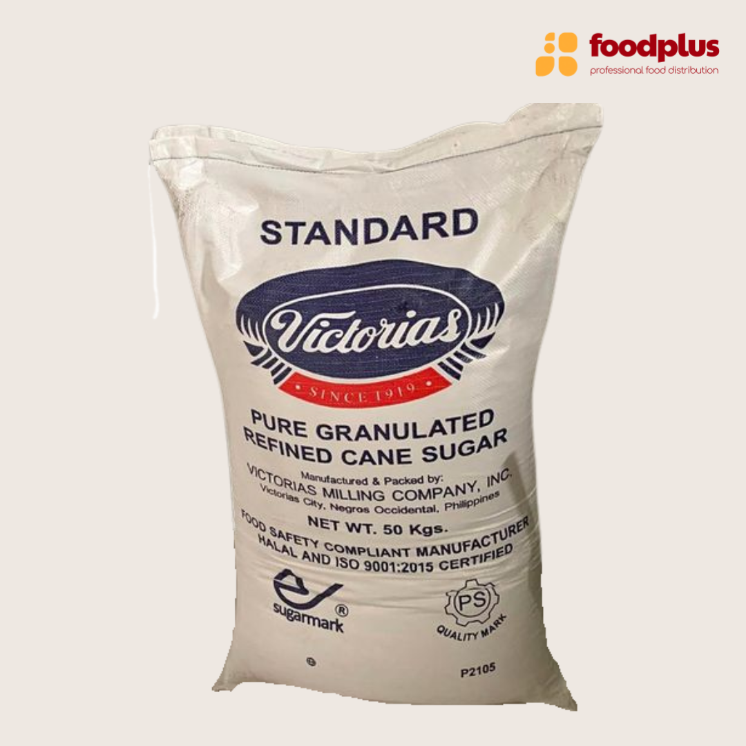 Victorias Standard Refined White Sugar - 50kg NWT