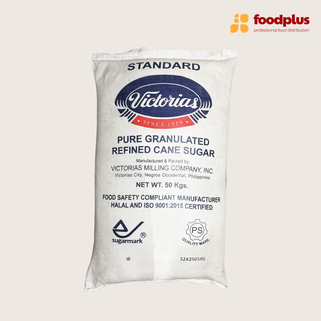 Victorias Standard Refined White Sugar - 50kg NWT