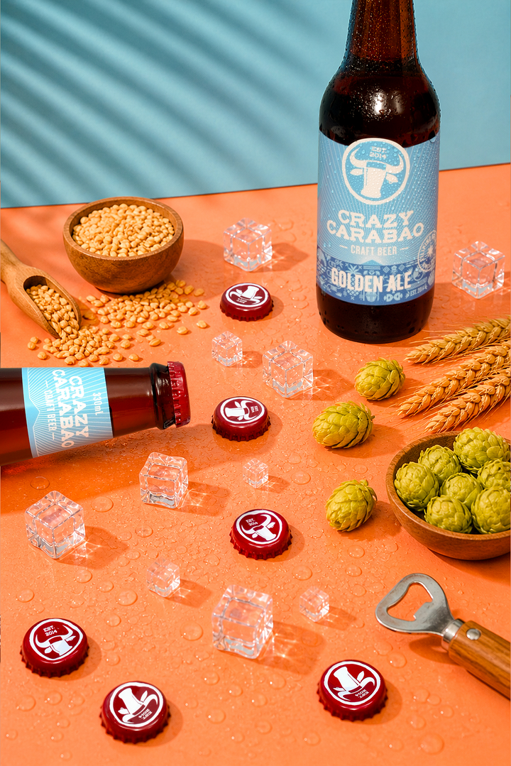 Crazy Carabao Golden Ale 330ml — alternate view